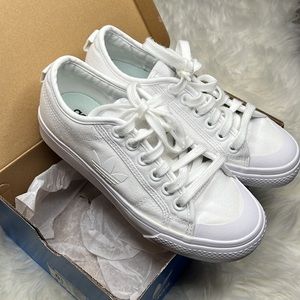 Adidas Nizza Trefoil Original White Sneakers Size 6.5